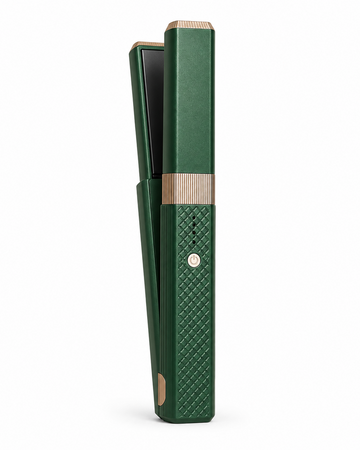 lisseur cheveux portable verte 